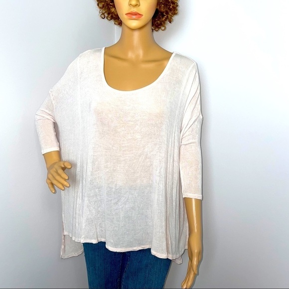 Urban Outfitters Silence + Noise Lightweight Boho Sweater – Light Pink,  Small - Picture 1 of 7